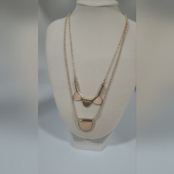Macy's Jewelry - Macy's Gold and Pink Cream Necklace